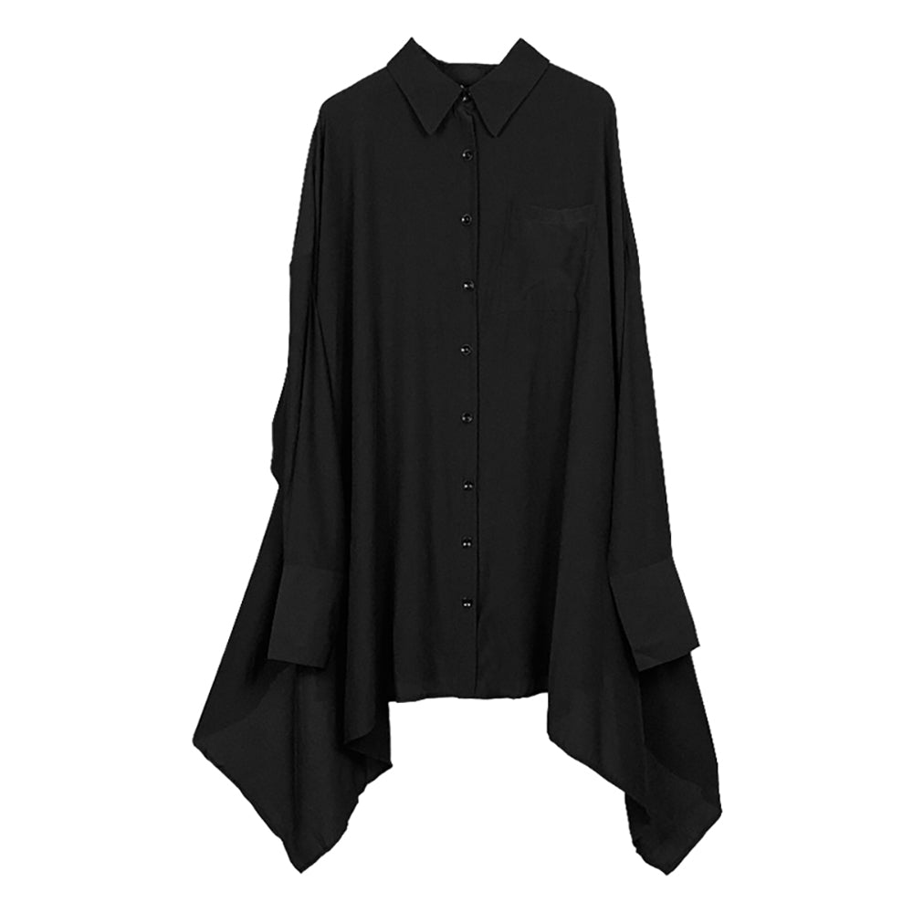 Yamamoto-style Asymmetric Shirt & Skirt 2-piece Outfit Set – Dumy Mun