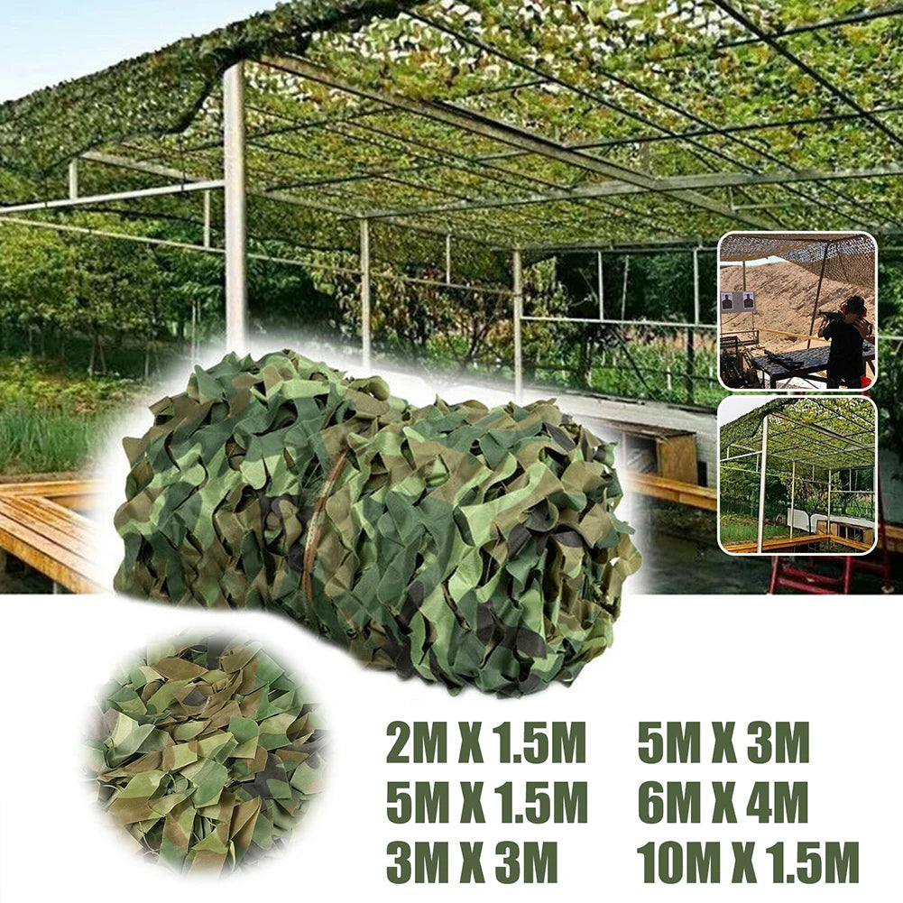 Camo Netting Camouflage Net Blinds Bulk Roll Sunshade Shade Sails
