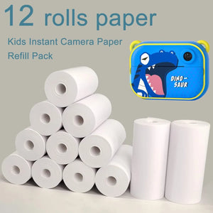 12 Rolls Kids Instant Camera Refill Print Paper Film Coreless Thermal Print For 57mm Portable Cash Registers Mobile Printer - Global Sales & Service Ecommerce
