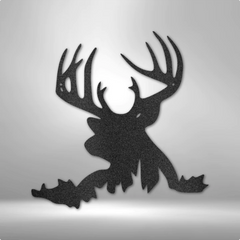 Metal Wall Art Sign of a deer head