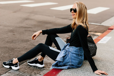 A lady sitting