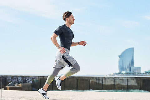 a man running