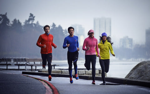 Men and Women Running