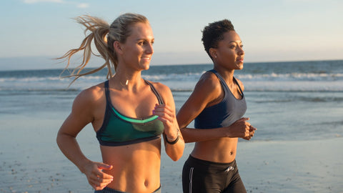 Women running