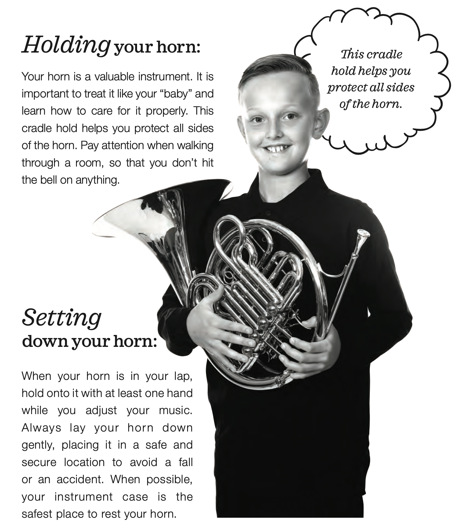 Holding Your Horn