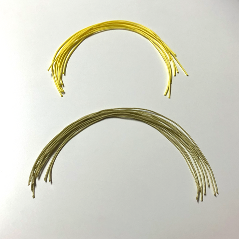 Yellow and beige rotor string