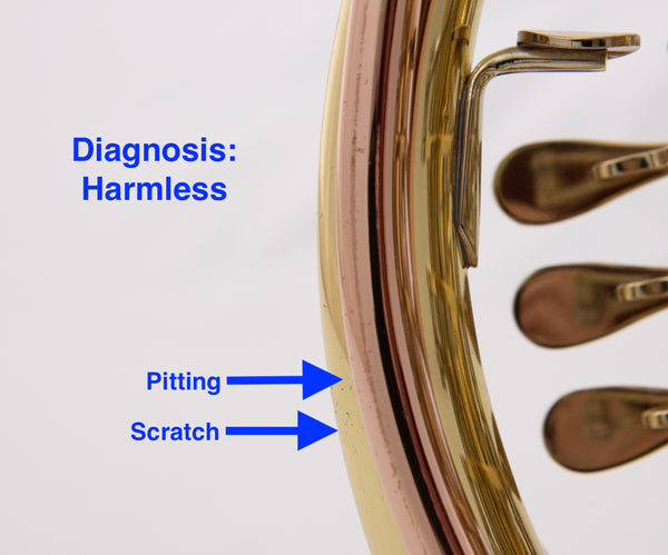 What's That Spot? Identifying Marks on Your Brass Instrument – Houghton  Horns