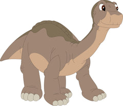 Image of littlefoot the dinosaur from the land before time spilling