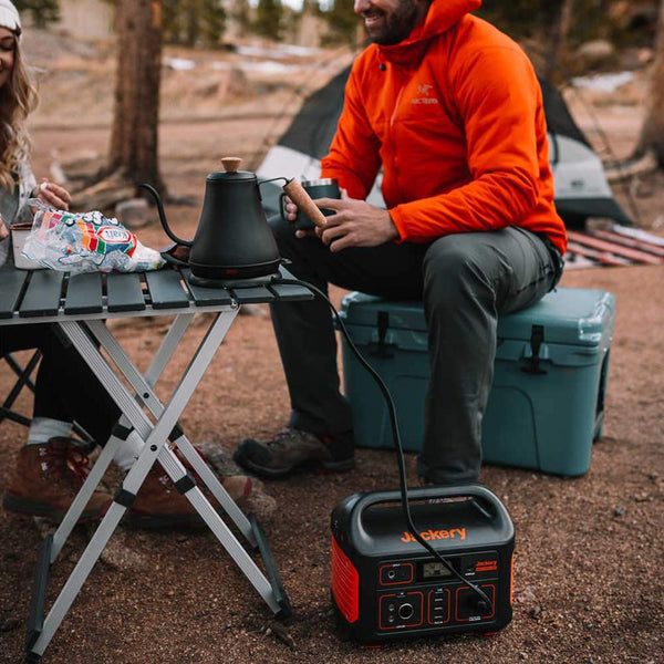 Jackery Explorer 550 Portable Power Station G00550AH- with person using the product