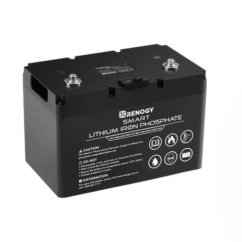 12V 100AH LiFePO4 Deep Cycle Lithium Battery / Bluetooth /Self