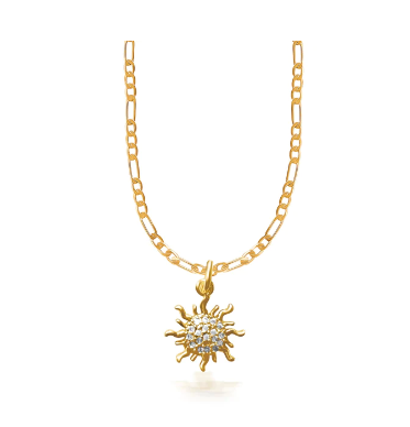 EVIE SUN NECKLACE - GOLD FILLED