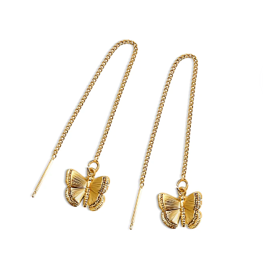 BUTTERFLY EARRINGS - GOLD FILLED