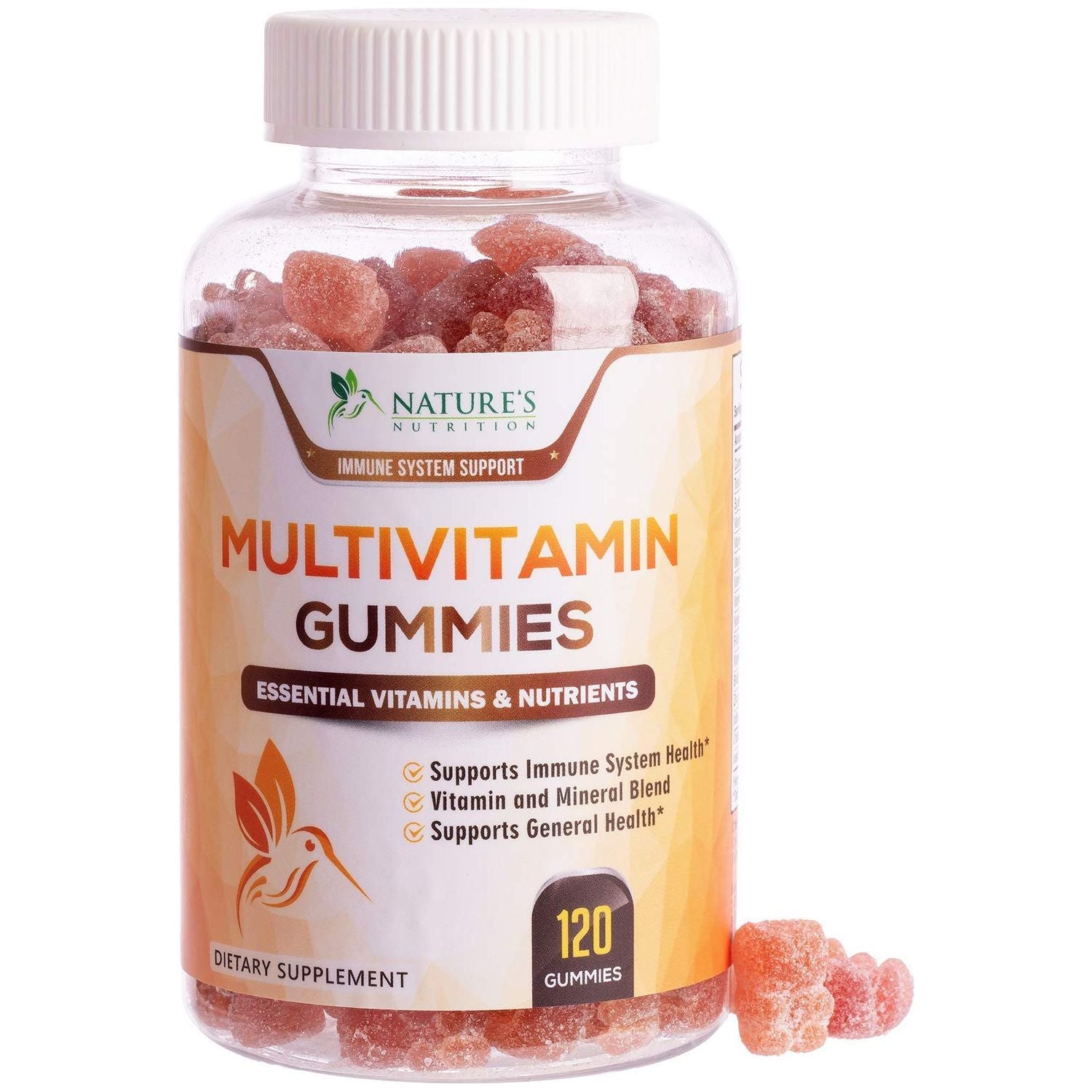 MegaFood Women's Multi - Multivitamin for Women - Gummy Vitamins - Vitamin  C, Vitamin D, Zinc, Vitamin B12 & Choline - Immune Support & Bone Health 