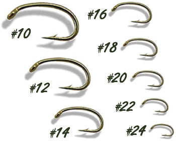 100 - Light Wire Scud Hook 7048-Bronze #10-22 – Dream Drift Flies