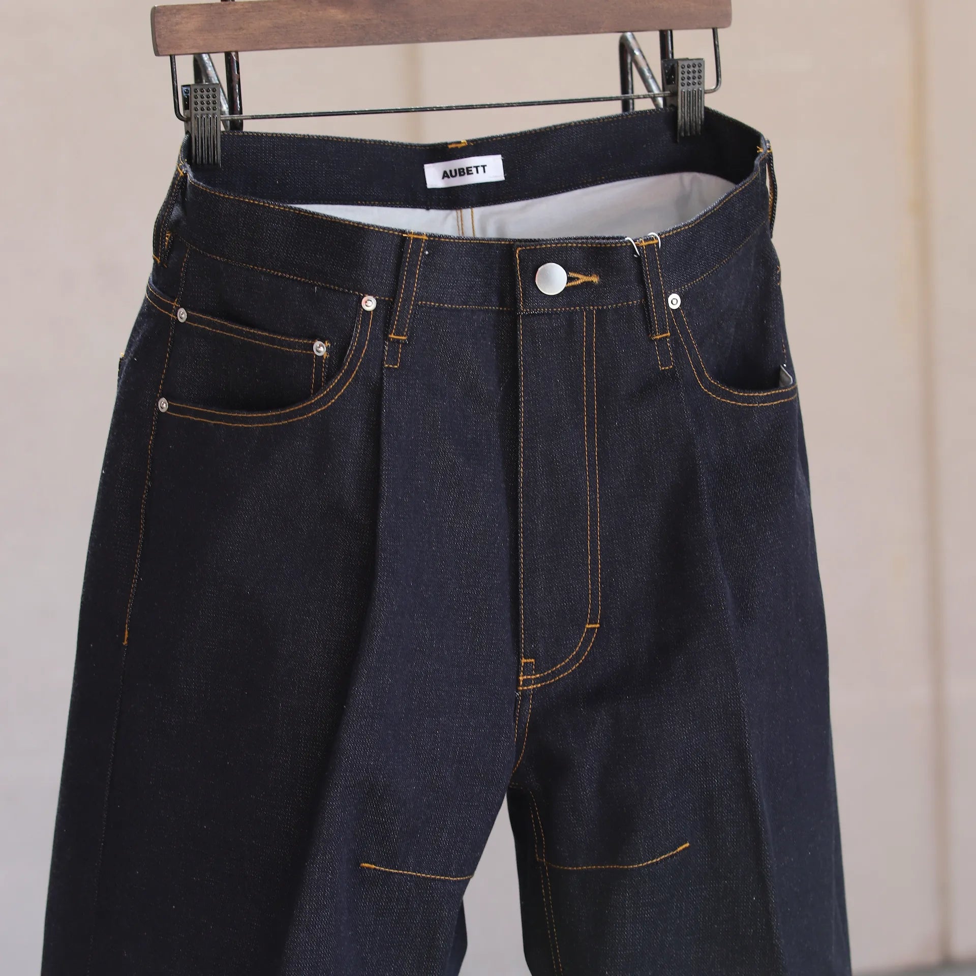 AUBETT LATINE DENIM WIDE 7 POCKET PANTS - 3