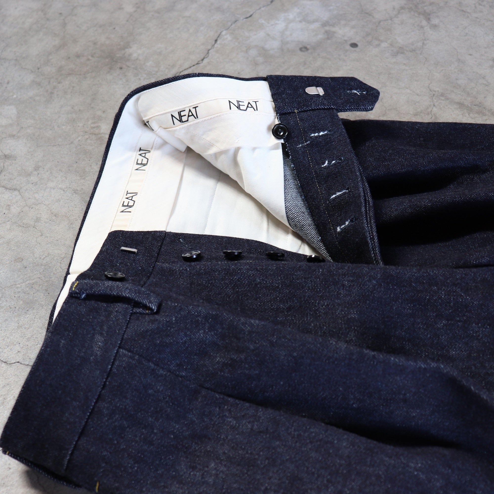 着用画像は引用したものですNEAT THE STANDARD DENIM 生機デニム