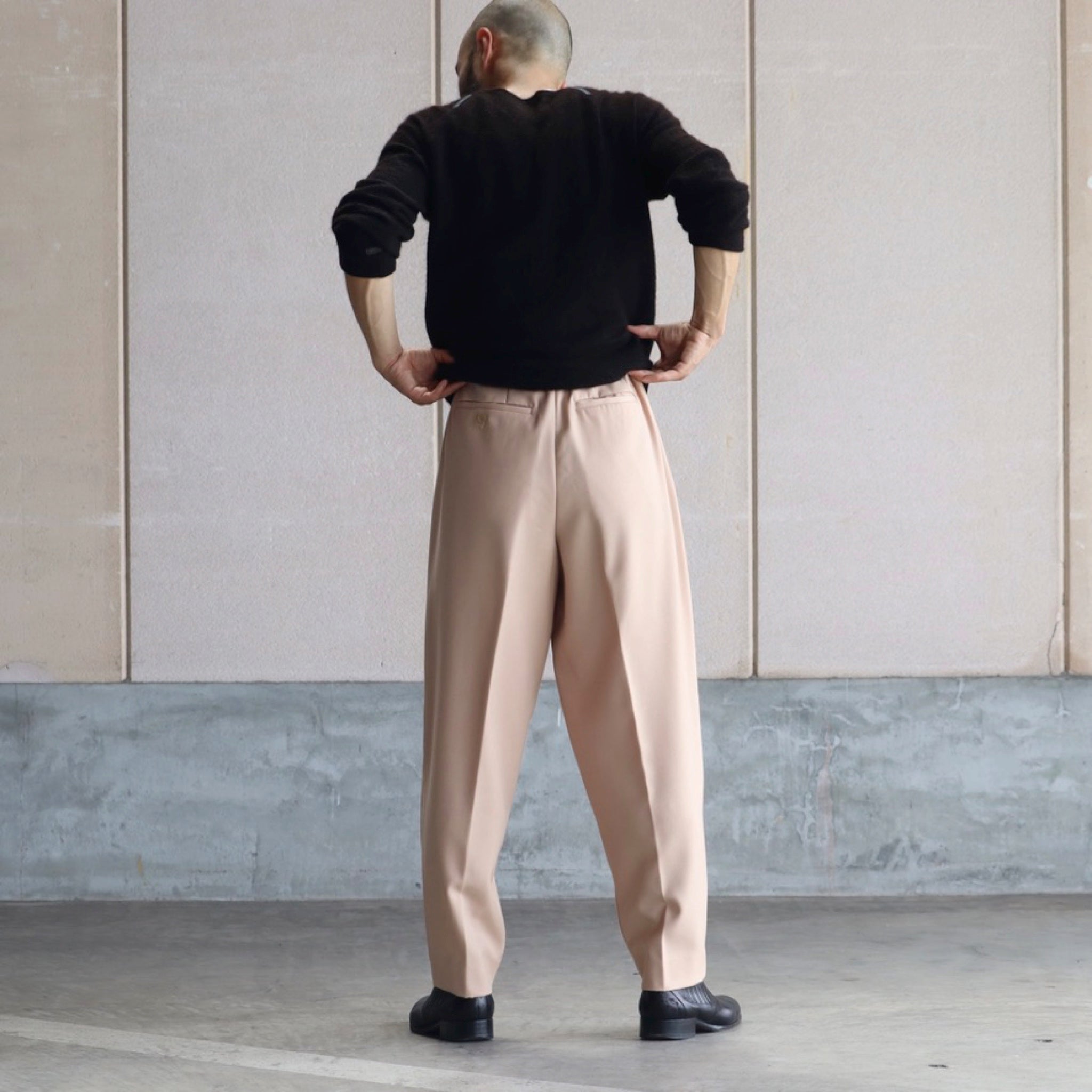 nonnotte 2 TACK WIDE TAPERED TROUSERS - 7