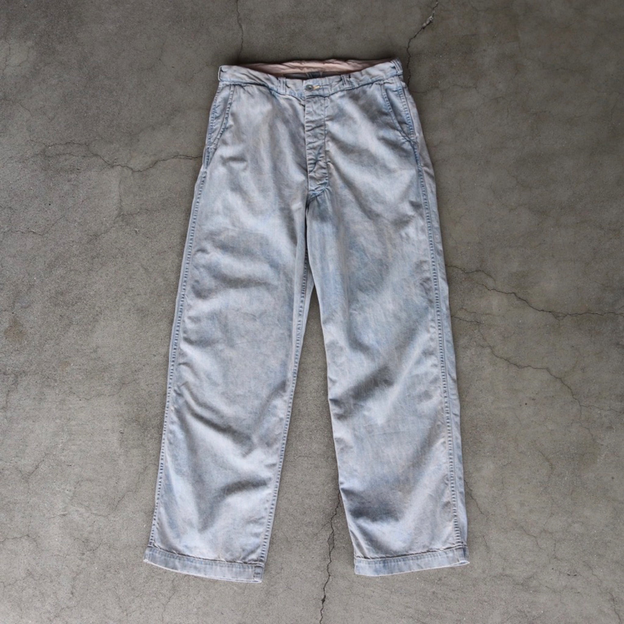 A.PRESSE Vintage Prisoner Denim Trousers - 2