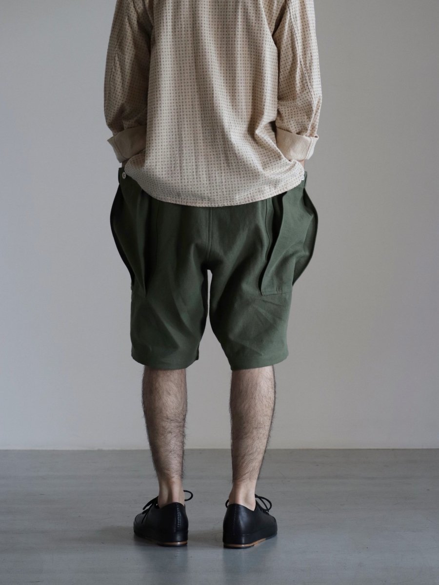 超格安 HERILL HL Denim Cargoshorts olive/size 2 hipomoto.com