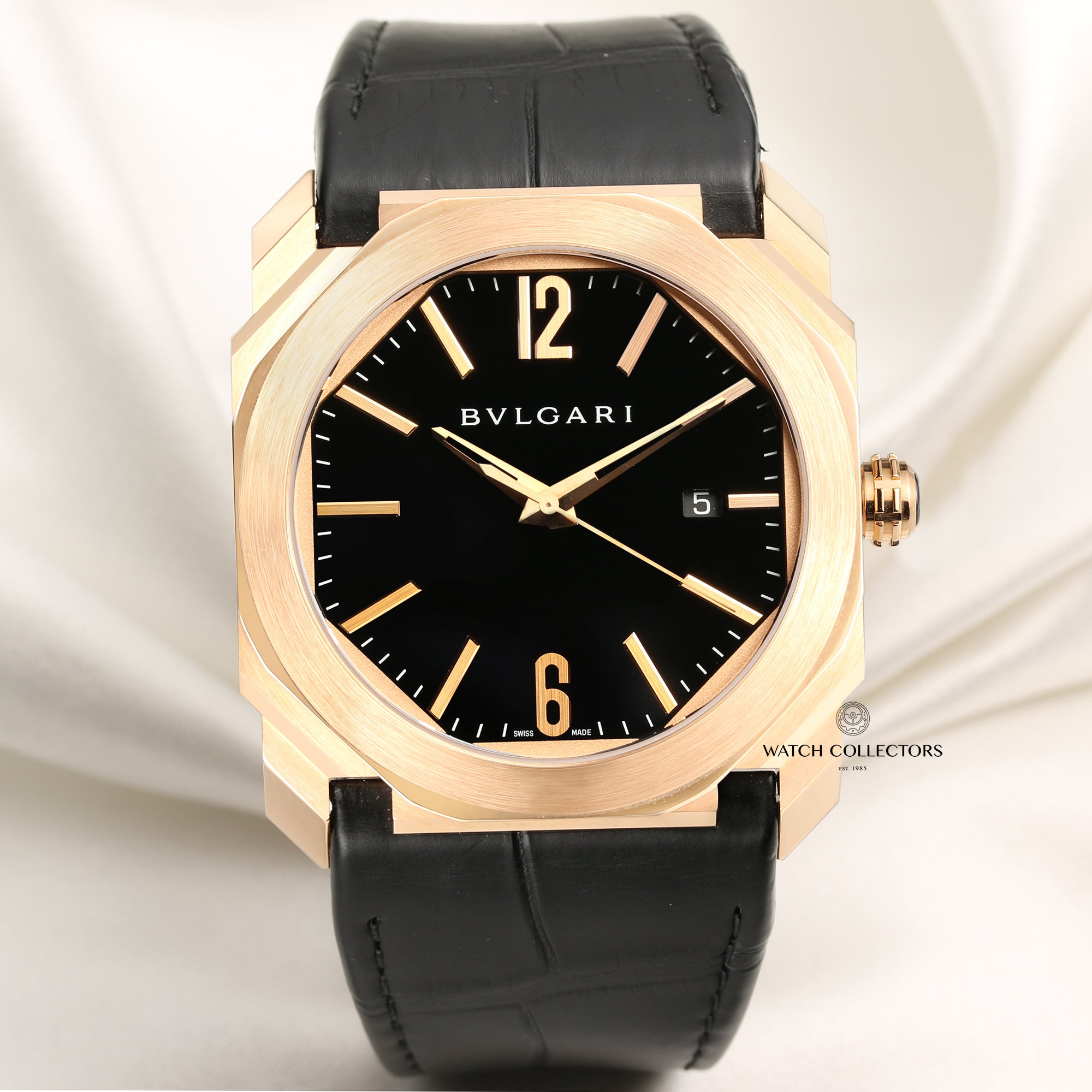 Unworn Full Set Bulgari Bvlgari Octo Solotempo BGOP41G Campeon Del Mun –  Watch Collectors