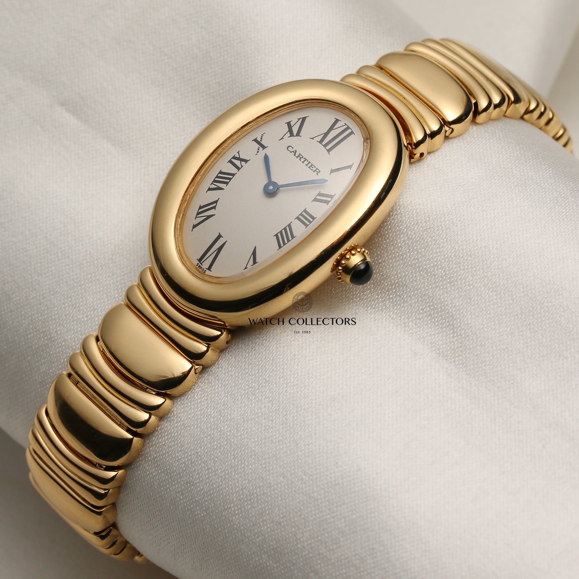 cartier vermeil watch price