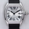 Cartier Roadster 18K White Gold DIamond Crown Second Hand watch Collectors 2