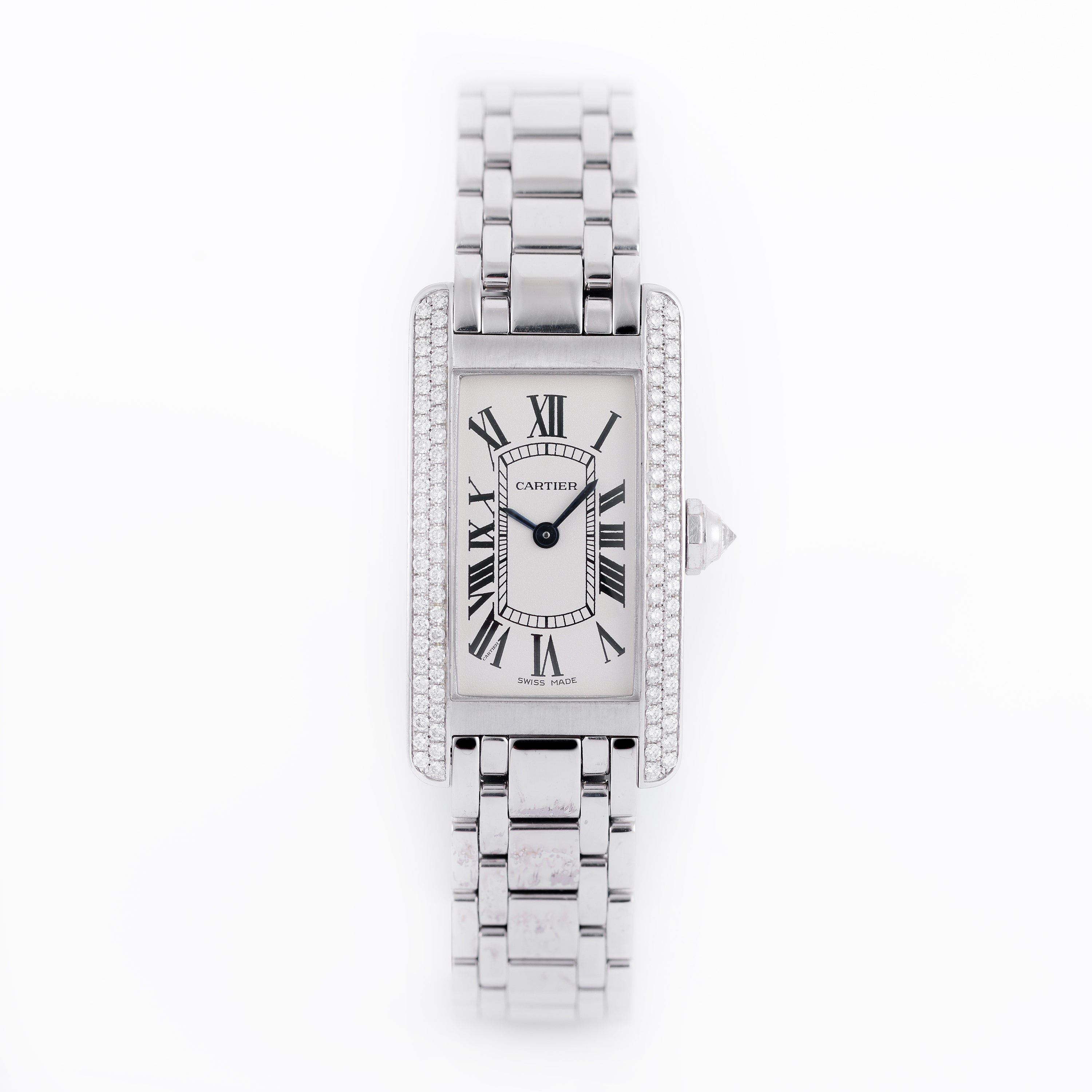 cartier tank watch womens pre owned