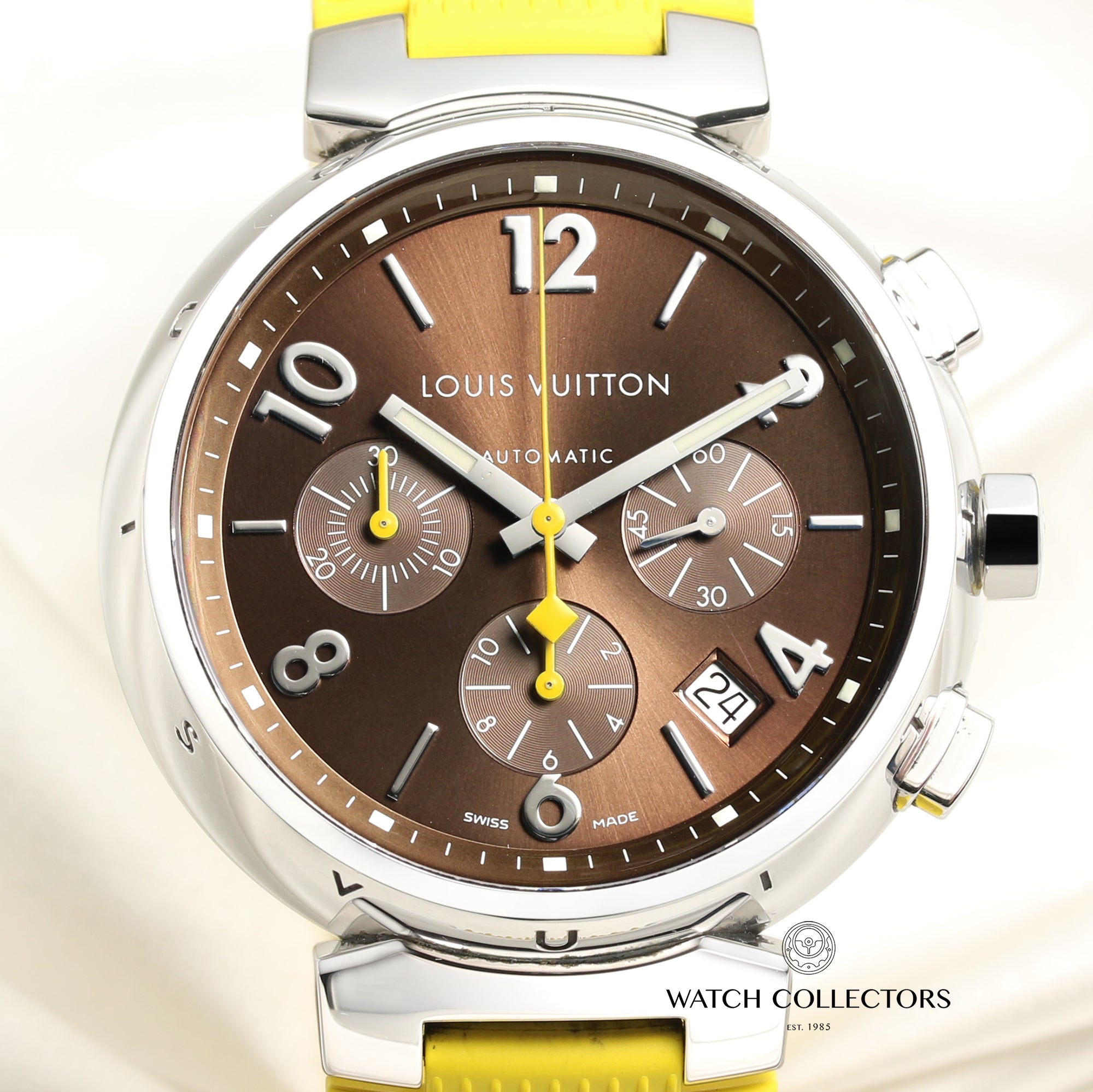 LOUIS VUITTON  SPEEDY AUTOMATIQUE REFERENCE Q263G A STAINLESS STEEL  WRISTWATCH WITH DATE CIRCA 2007  Watches Weekly  Hong Kong  2020   Sothebys