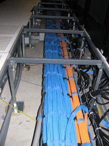 Under floor cable runs