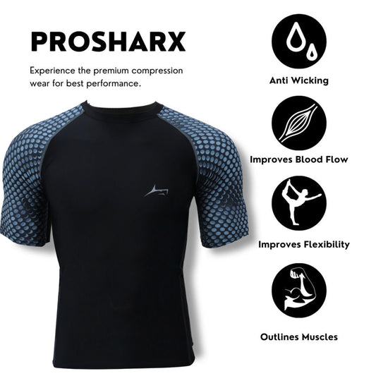 PROSHARX CARBON Fiber Compression Tights Half Sleeves for High Perform –  Prosharx