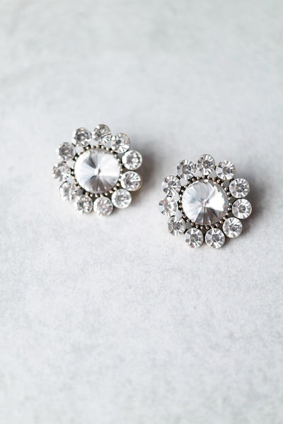 Crystal Bloom Statement Earrings – Elisabeth Ashlie