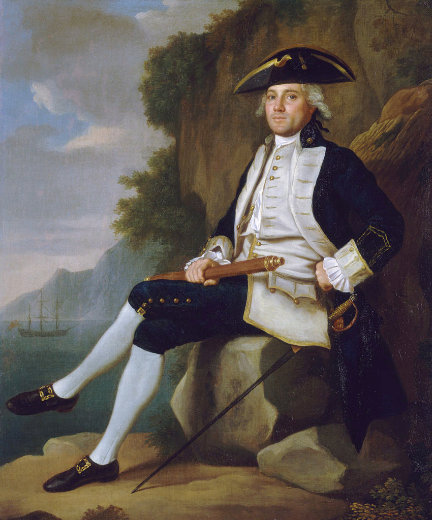 Grosgrain-wearing Admiral Edward Vernon