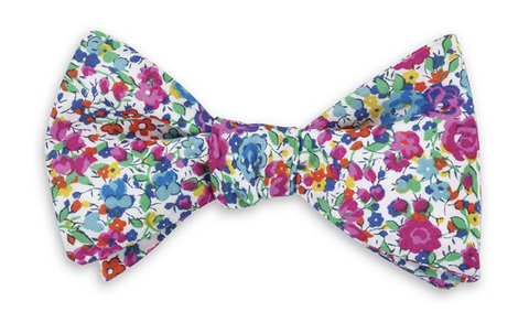 Easter Bow Tie with flowers