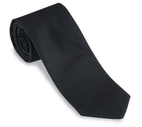 formal black necktie