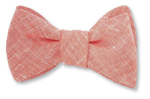 linen bow ties are ideal for spring weddings
