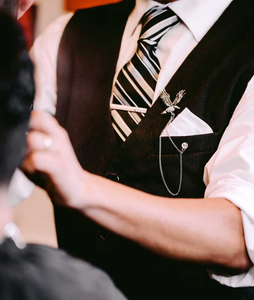 Tie Clips Men's Metal Necktie Dress Shirts Tie Pin For Wedding