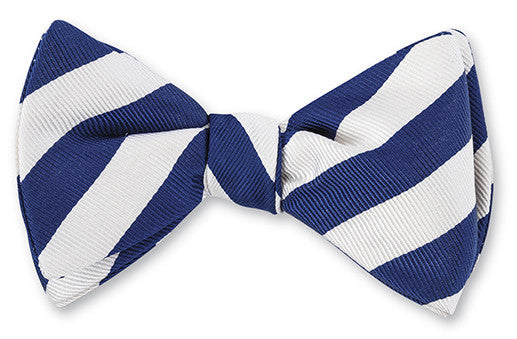 VERTICAL BOW TIE 'THE BLUE RHOMBUS