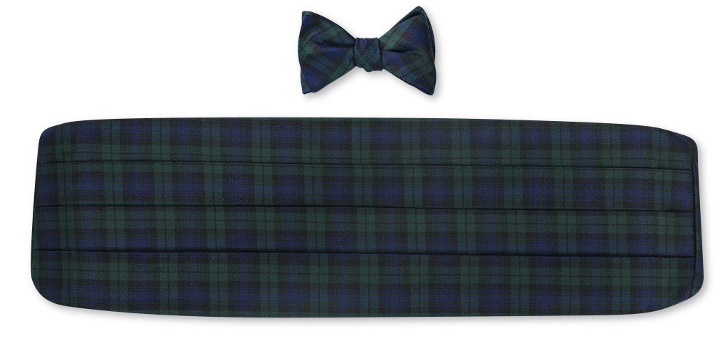 Black Watch Tartan Cummerbund Set