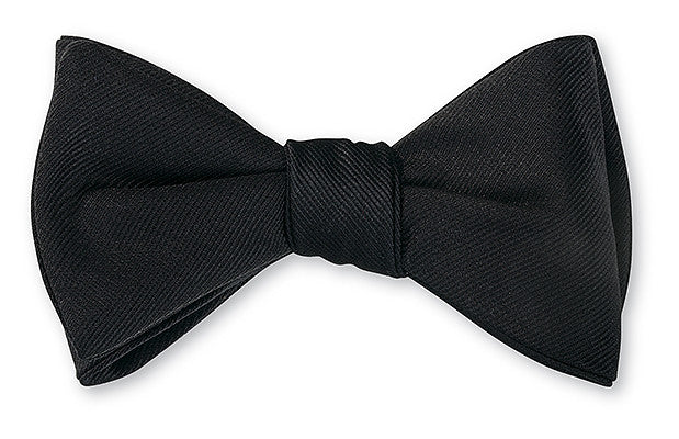 Formal Black Faille Bow Tie