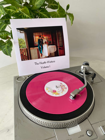 pink 10 inch custom vinyl record by phonolab