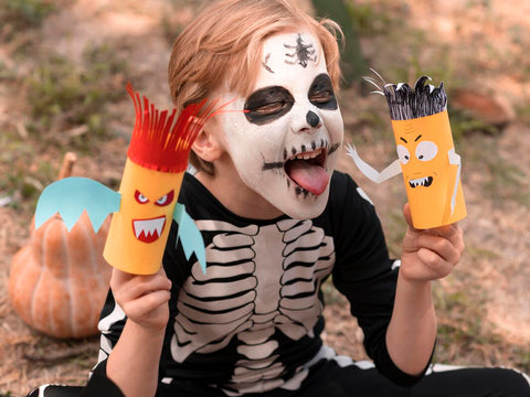 child halloween safety tips - kid-friendly face paint