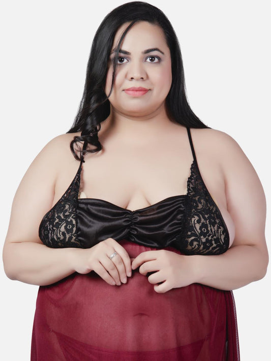 Sexy Plus Size Babydoll Honeymoon Navy Night Dress For Women K12n at Rs  899.00  Night Dress Set For Ladies, Pure Cotton Nighty, लेडीज़ नाइट ड्रेस,  महिलाओ की रात के कपड़े 