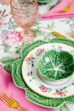 Steeplechase Place Setting with Cabbage Green Bowl