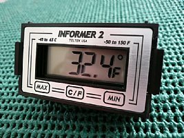 Car Digital Thermometer Inside and Outside Temperature °C °F Truck