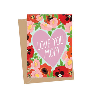 Mini Heart Mother's Day Enclosure Card - Queen Bee Soiree