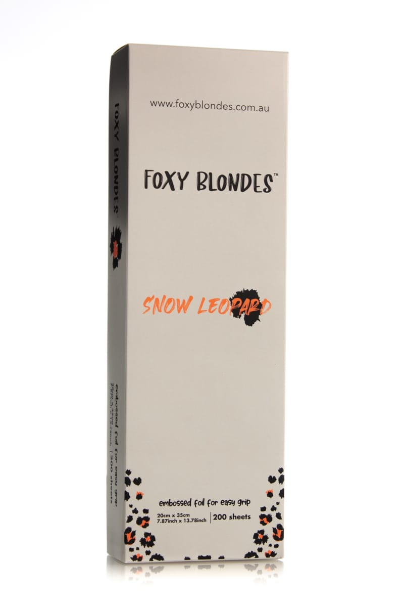 FOXY BLONDES - SNOW LEOPARD PRE-CUT FOILS