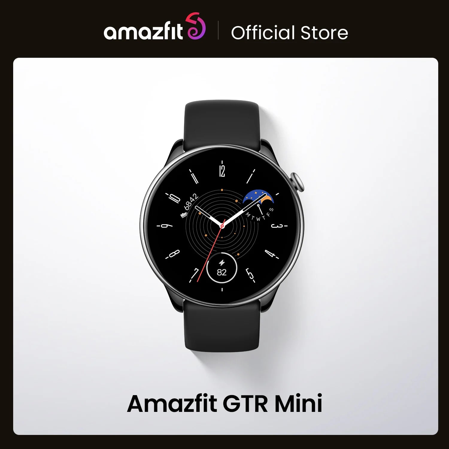 Amazfit-gtr mini relógio inteligente para telefone android e ios, smartwatch fitness leve e fino, 120 modos esportivos, novo-1