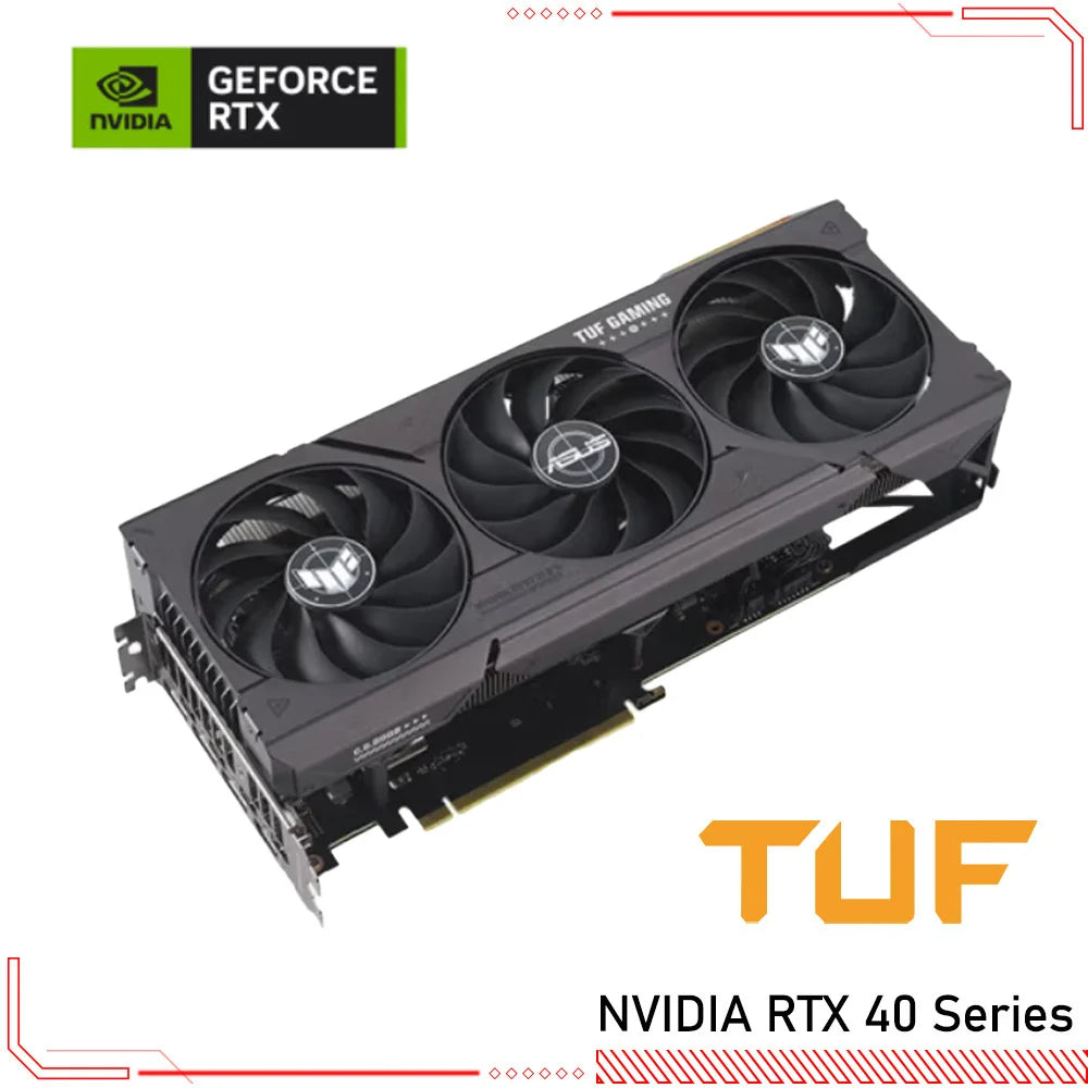 Placa Gráfica Série NVIDIA-RTX 40, ASUS TUF, RTX 4060TI, Jogos O8G, 18000MHz, 8GB GDDR6, 8Pin, 128Bit, PCI Express 4.0, Placa de Vídeo-3
