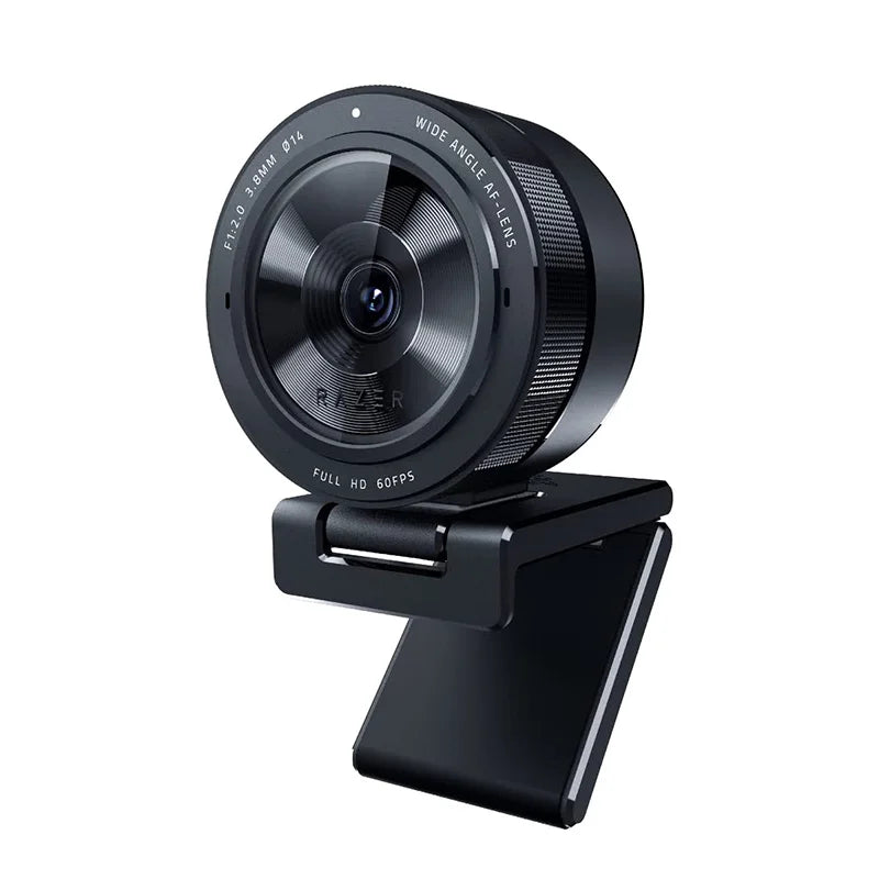 Razer-Kiyo Pro Streaming Webcam, Sem Compressão, 1080p, 60FPS, Alto Desempenho, Sensor de Luz Adaptativo, HDR Ativado, Rápido, USB 3.0-6