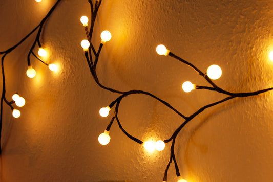 LED Baum Feuerwerk 180 cm 192 LED warmweiß Leuchtbaum – arnusa